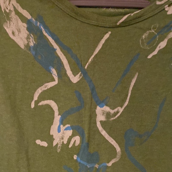 American Eagle Green Graphic Tee Shirt - Picture 2 of 3